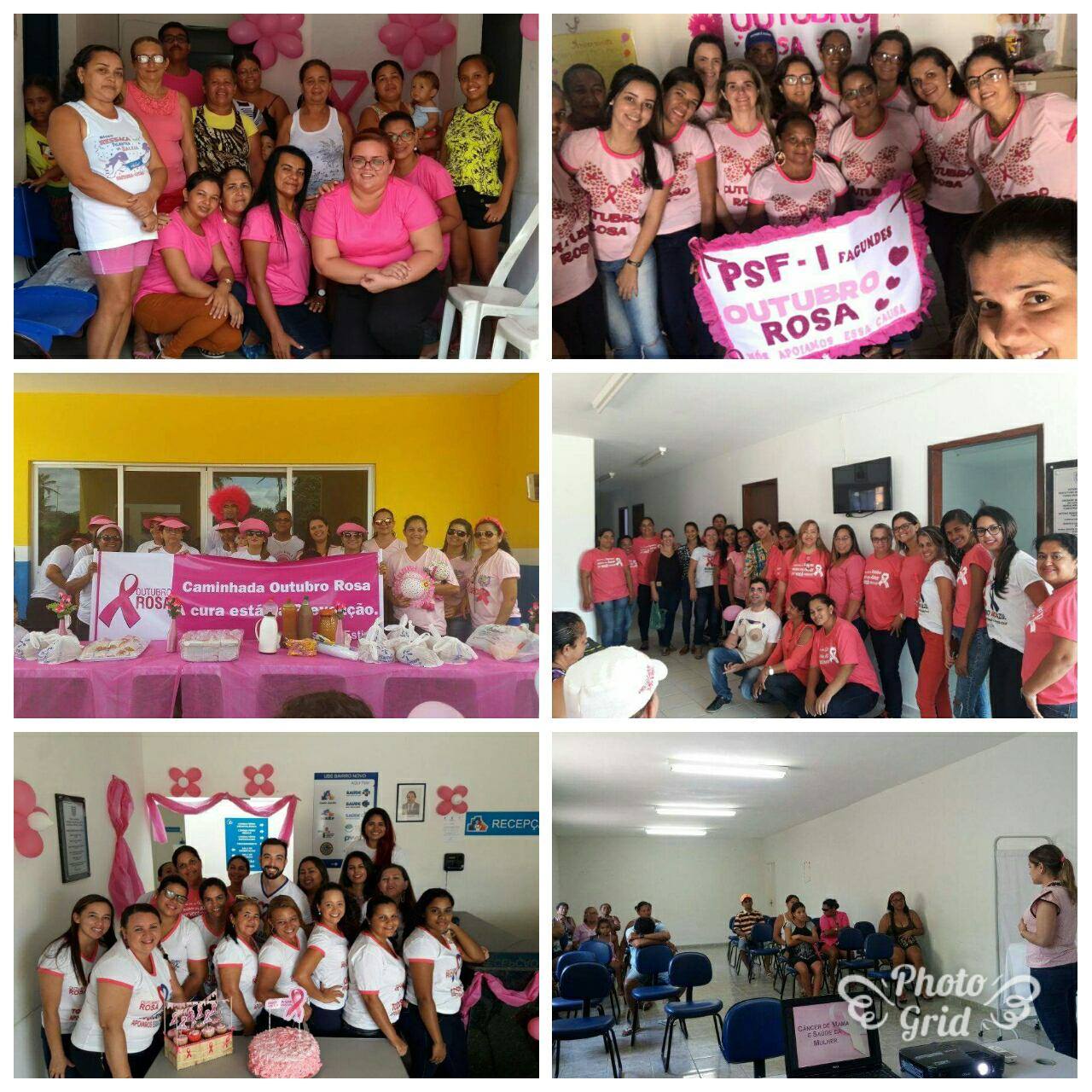 Ações Outubro Rosa.